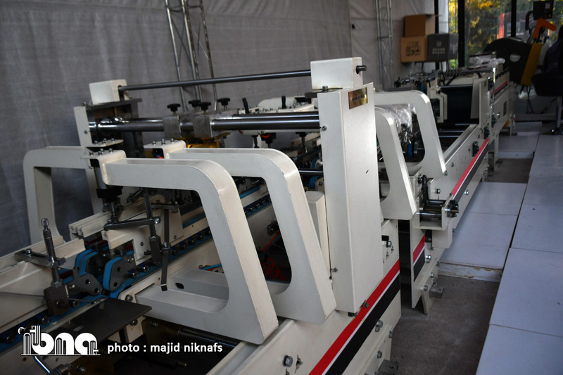 ماشین چاپ و بسته بندی در نمایشگاه
