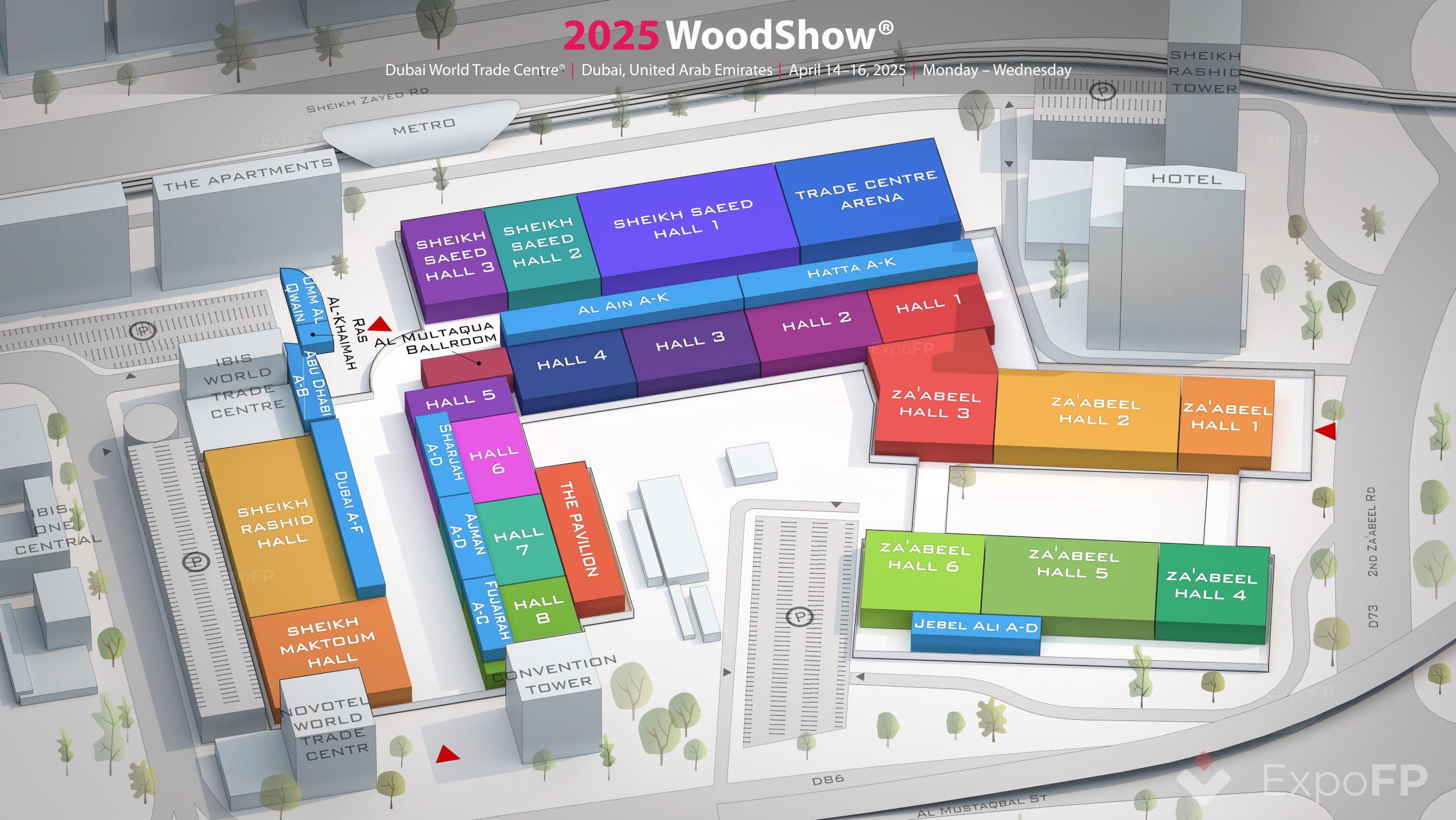 مکان برگزاری نمایشگاه WoodShow Dubai 2026
